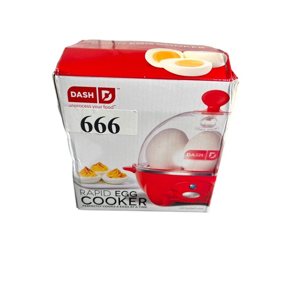 DASH Rapid Egg Cooker: 6 Egg Capacity Hard Boiled Poached Scrambled Omelets - Picture 1 of 13